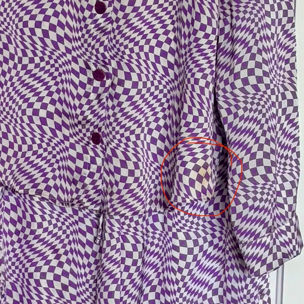 Lisa Says Gah x KJP Purple Warp Checker Bailey Set PJs - Picture 8 of 9